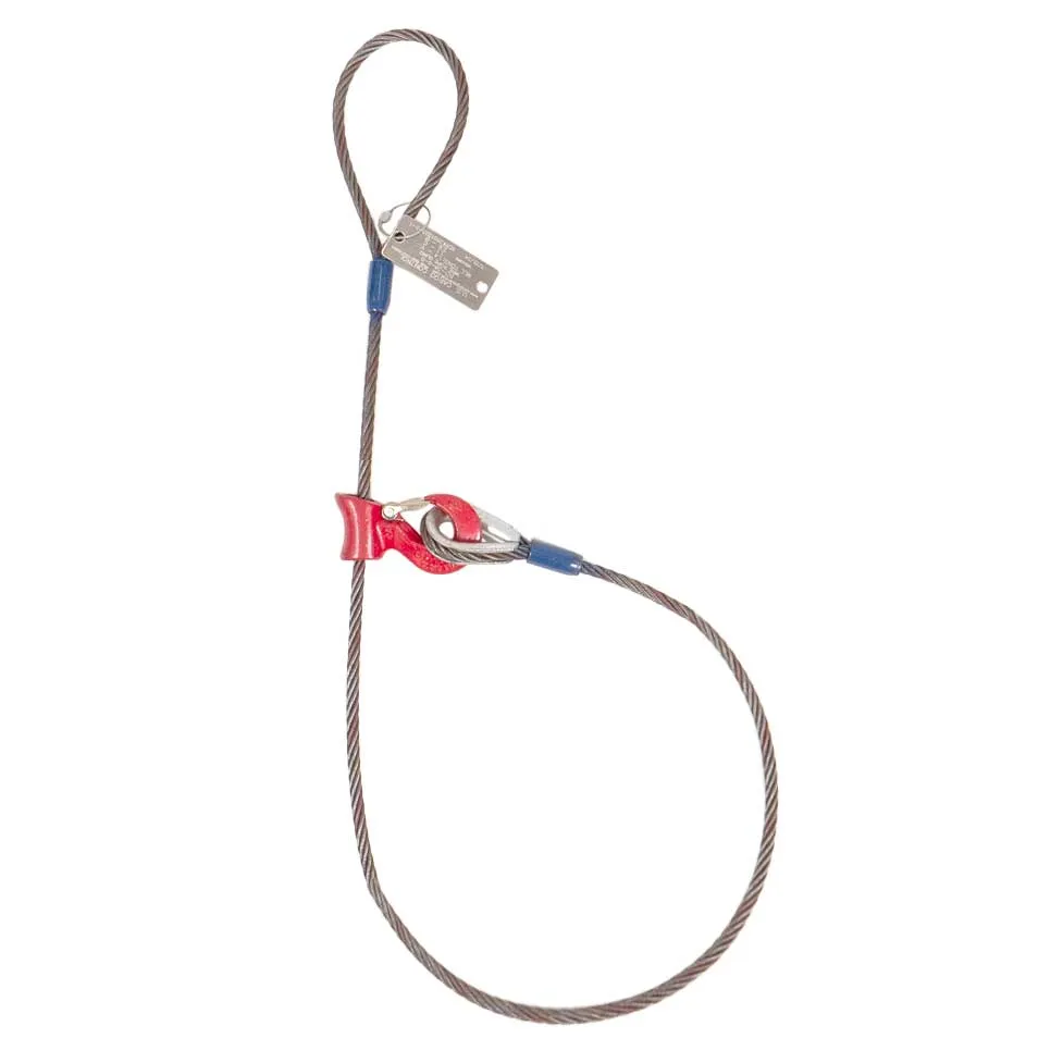 3/4" x 20' Sliding Choker Wire Rope Sling | Domestic
