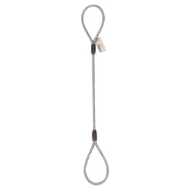 5/8" x 8' Standard Eye Cable Laid Wire Rope Sling | 7x7x7