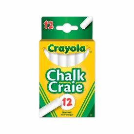Crayola White Chalk 12pk