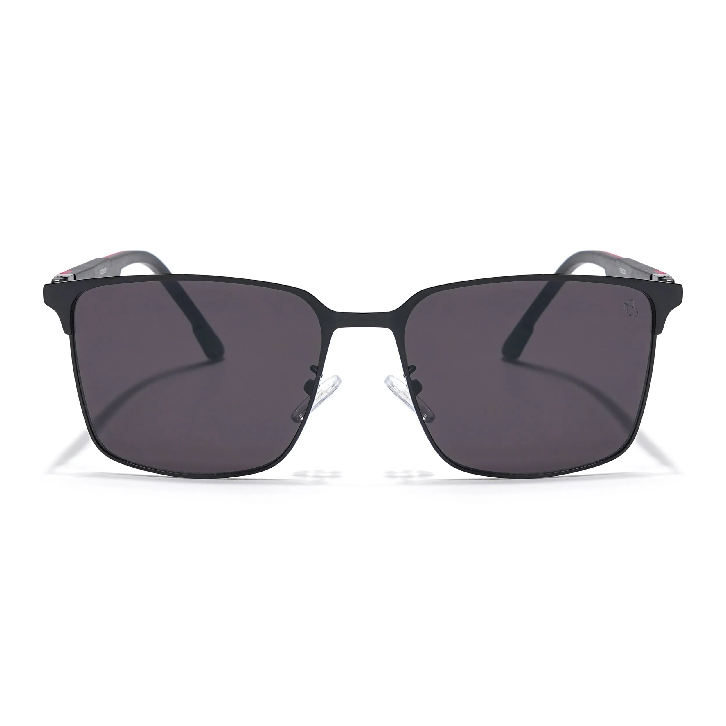 Eyejack Black Square Sunglasses for Men & Women (7032CL897)