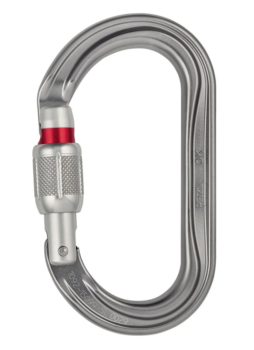 Petzl OK H-Frame Carabiner Oval Screw-Lock