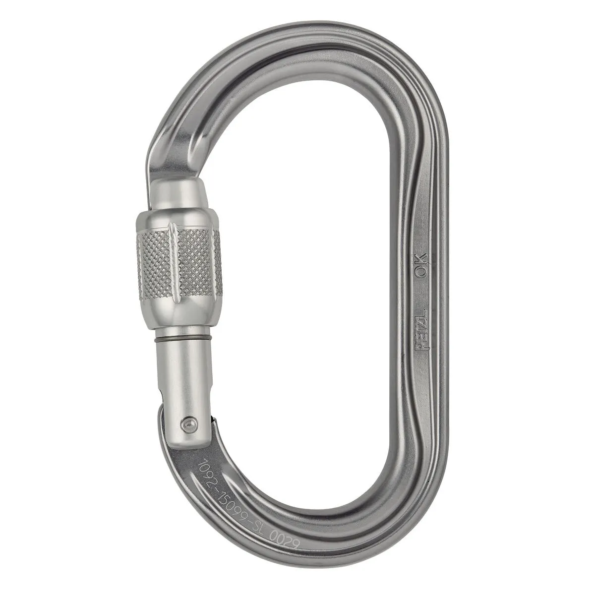Petzl Ok Oval Screwgate Locking Carabiner