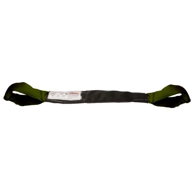 Polyester Round Eye & Eye Lifting Sling - 14' (Olive)