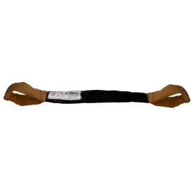 Polyester Round Eye & Eye Lifting Sling - 22' (Brown)