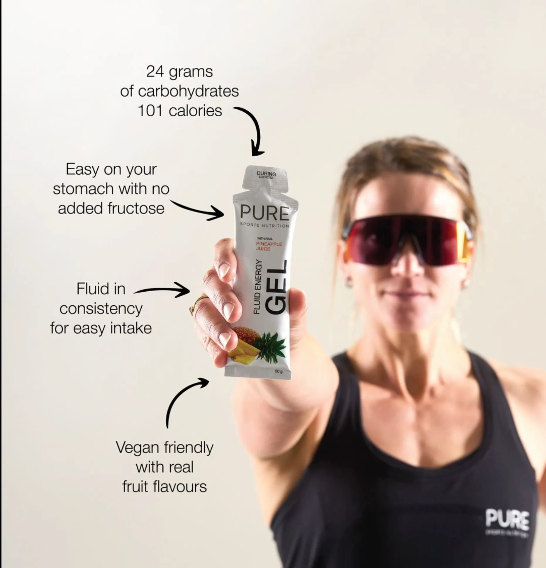 PURE Fluid Energy Gels 50g