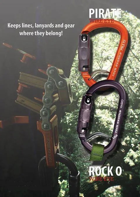 Rock Exotica Pirate Wire Eye Auto Lock Carabiner