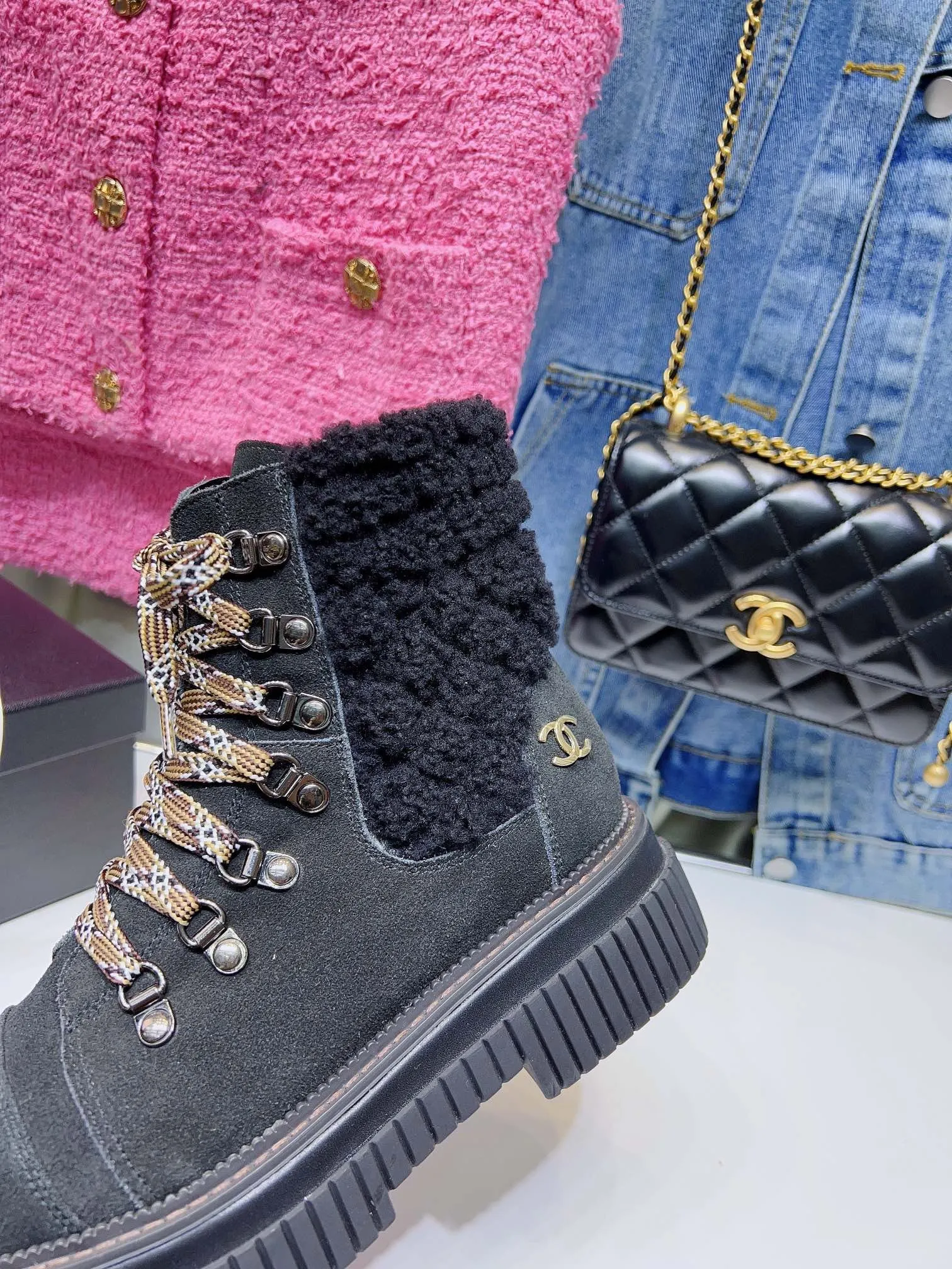 SE952 CC Lace-Ups Boots / Size5-9
