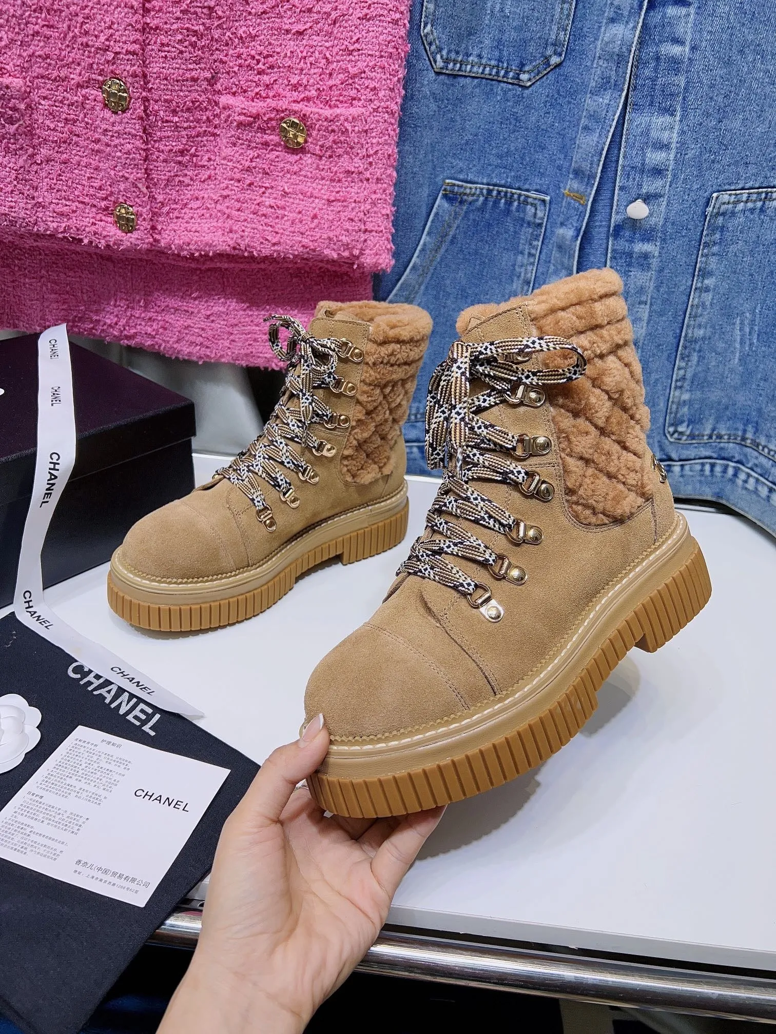 SE952 CC Lace-Ups Boots / Size5-9