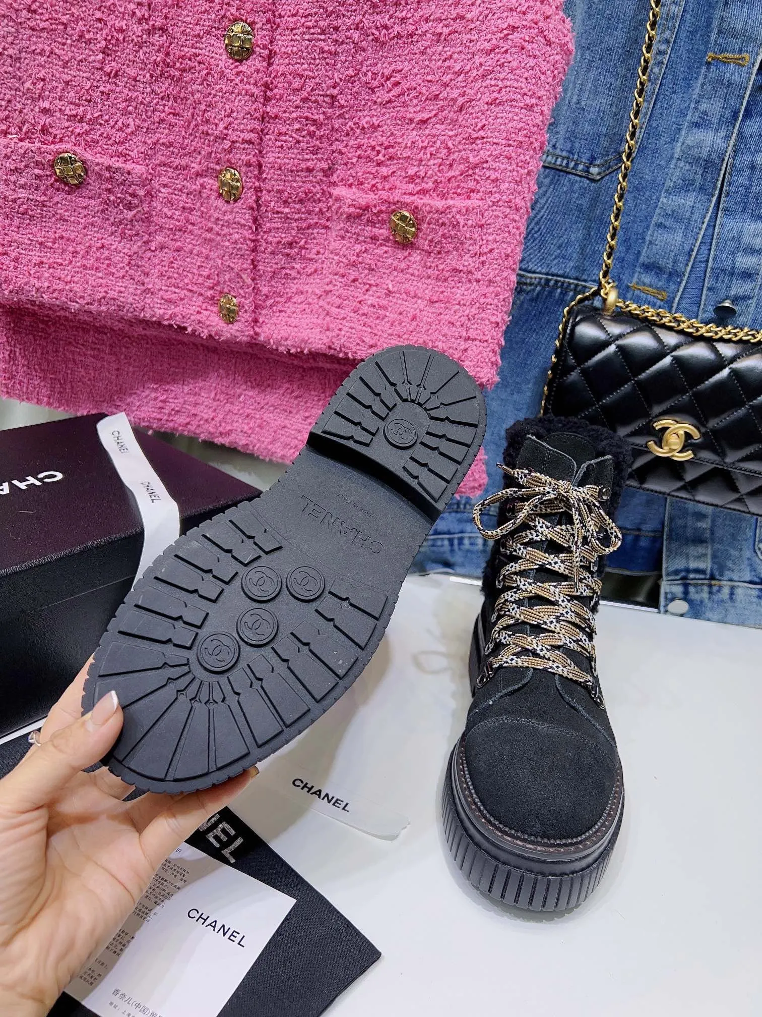 SE952 CC Lace-Ups Boots / Size5-9