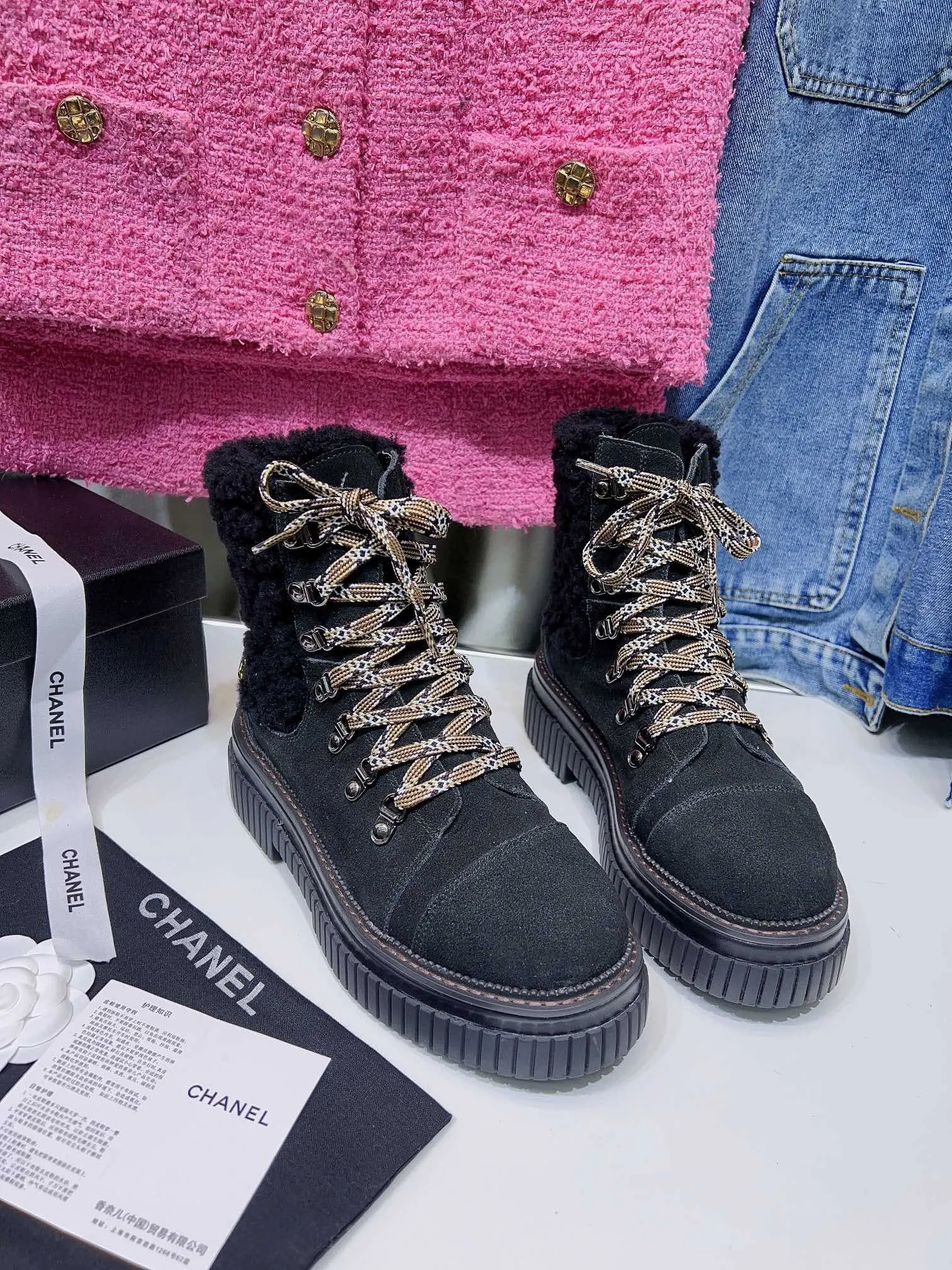 SE952 CC Lace-Ups Boots / Size5-9