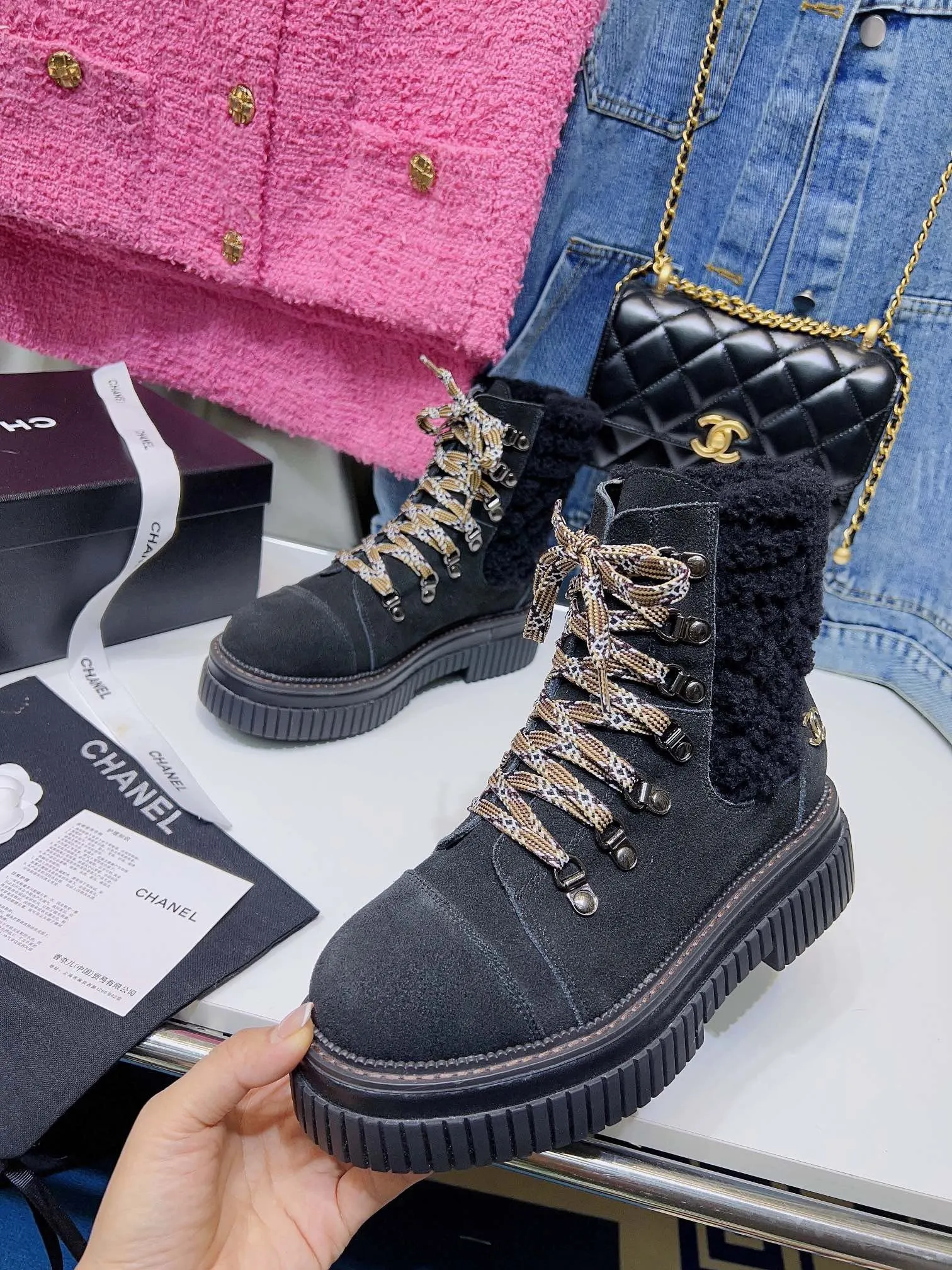 SE952 CC Lace-Ups Boots / Size5-9