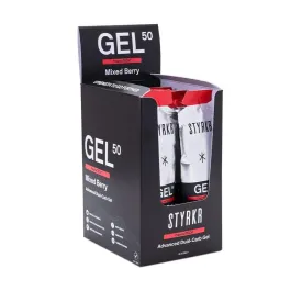STYRKR - GEL50 Mixed Berry Dual-Carb Energy Gel x12