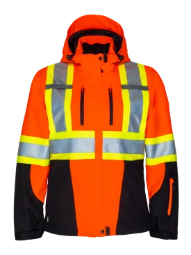Women's 3-Layer Hi-Vis Insulated Softshell - 6424