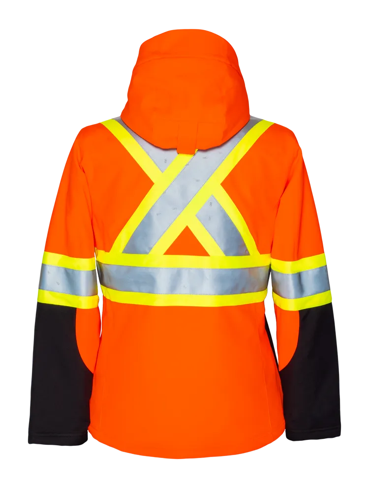 Women's 3-Layer Hi-Vis Insulated Softshell - 6424